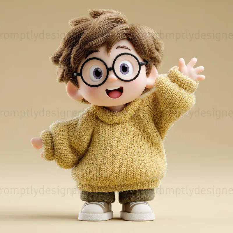 Expressive Pixar Style Characters