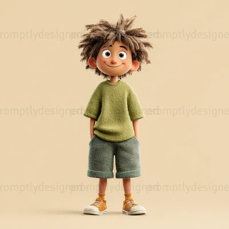 Expressive Pixar Style Characters