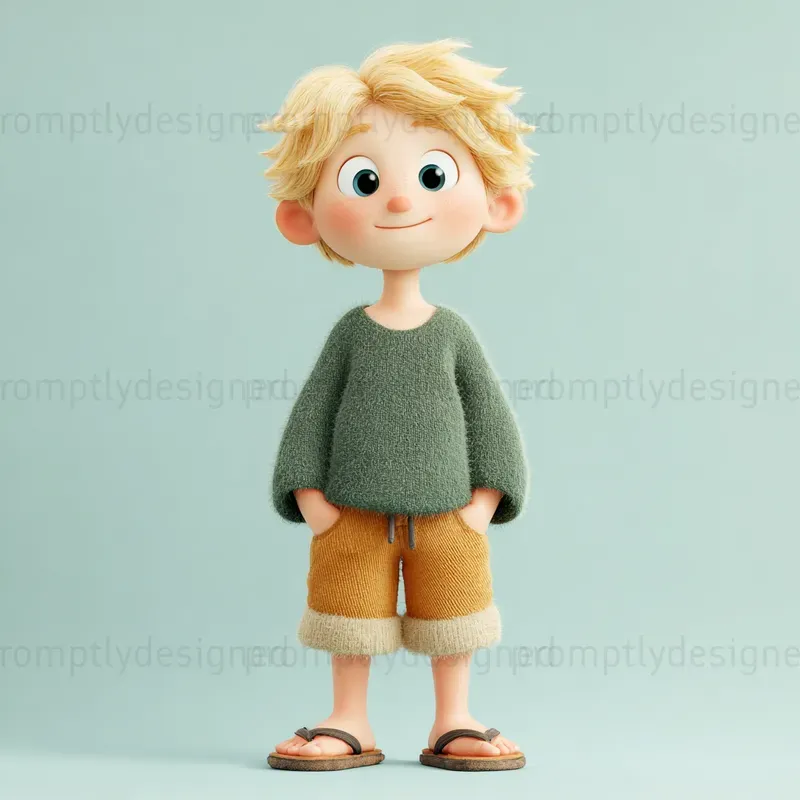 Expressive Pixar Style Characters