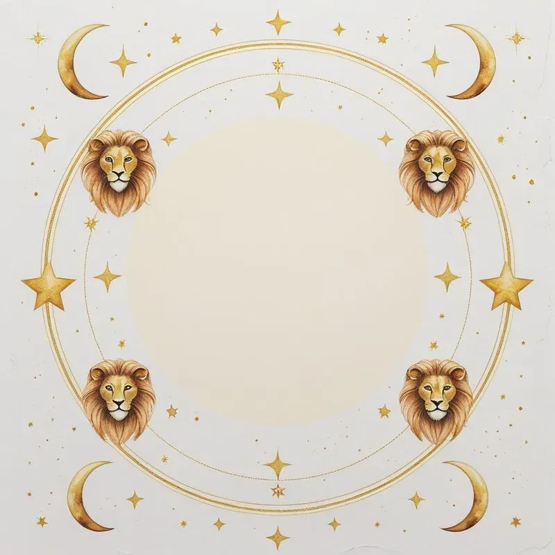 Celestial Astrology Golden Frames