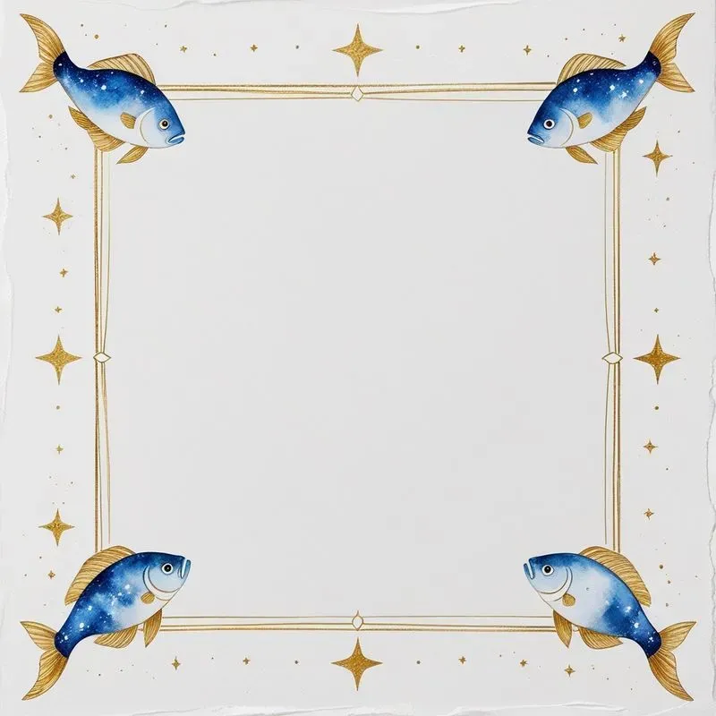 Celestial Astrology Golden Frames
