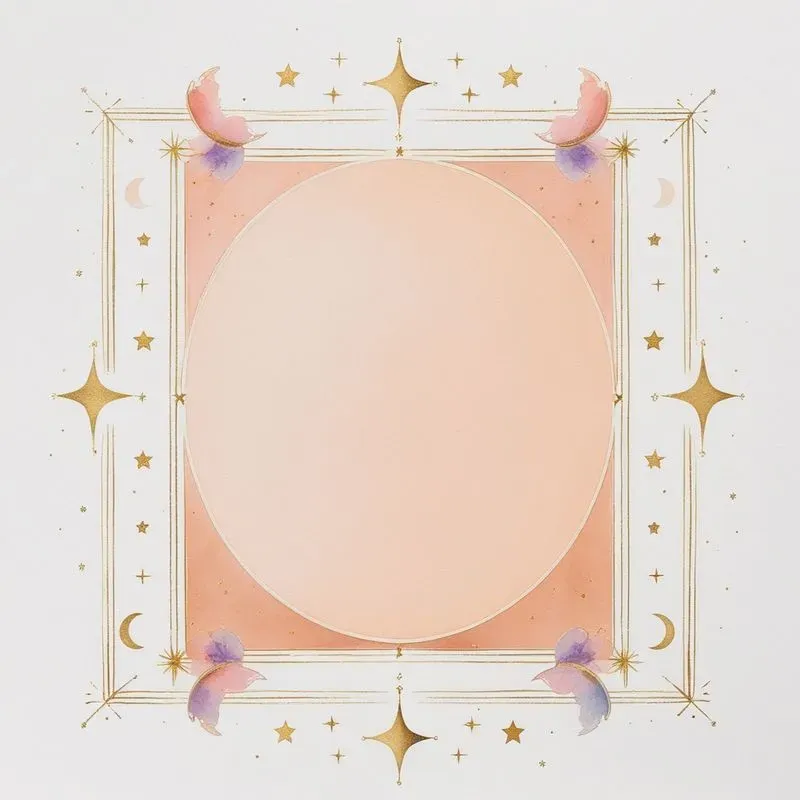 Celestial Astrology Golden Frames