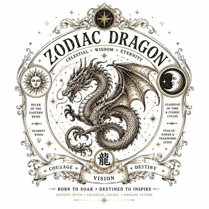 Vintage Celestial Emblem Generator