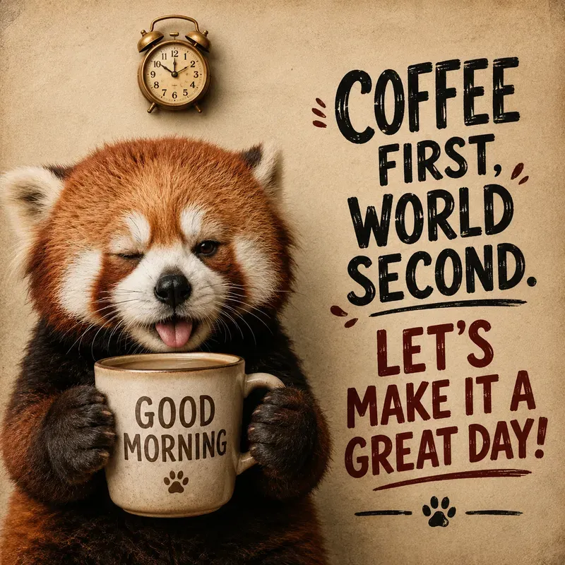 Vintage Good Morning Poster Packs