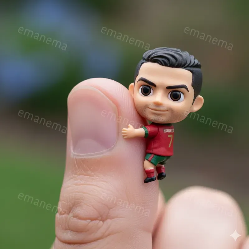 Cute Characters Cling To The Thumbs
