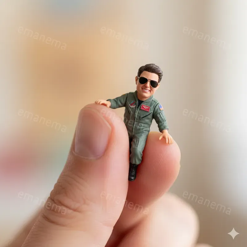 Cute Characters Cling To The Thumbs