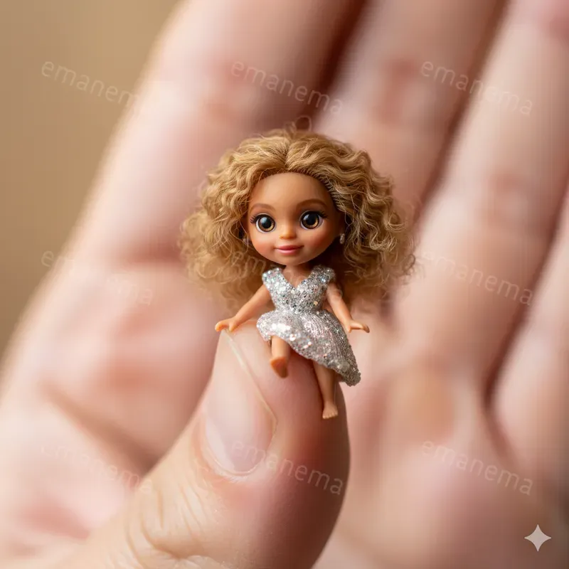 Cute Characters Cling To The Thumbs