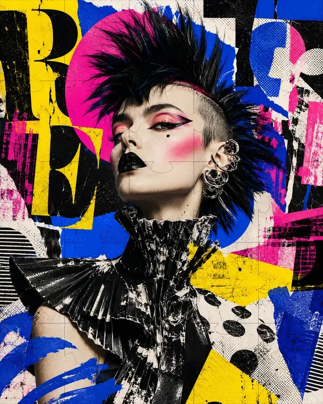 Maximalist Graphic Portraits