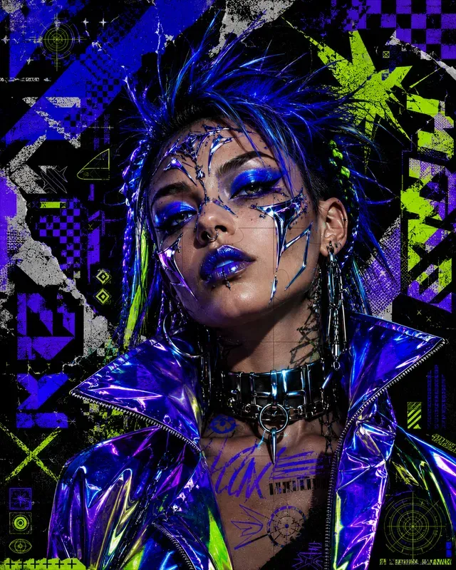 Maximalist Graphic Portraits