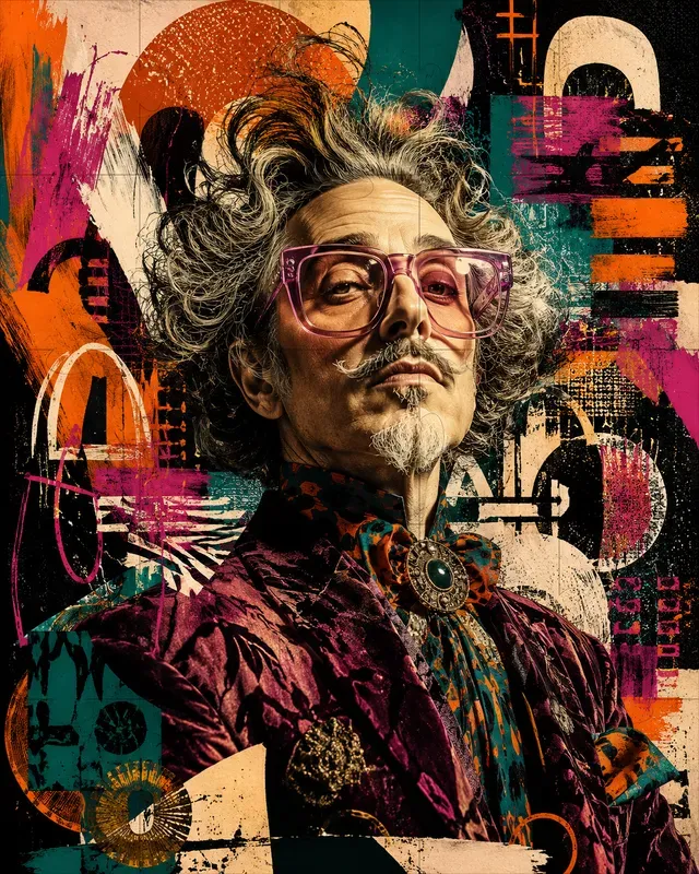 Maximalist Graphic Portraits