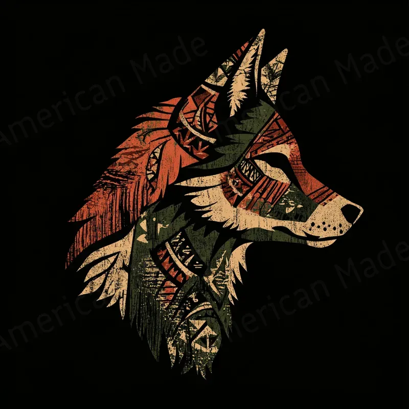 Tribal Geometric Folk Art Vectors