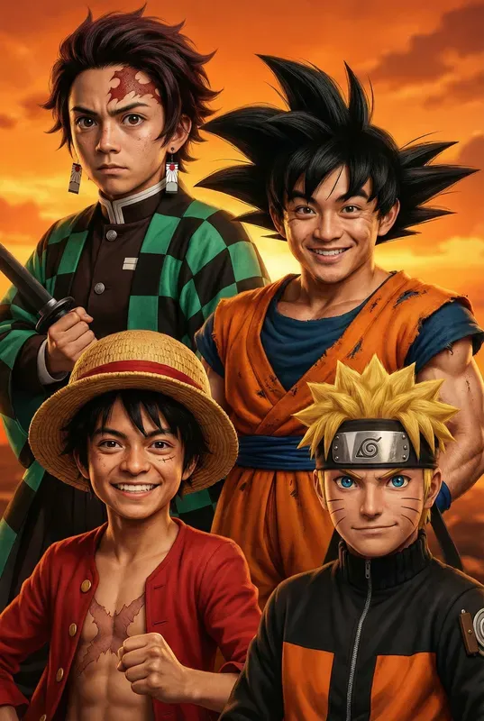 Anime Reality Conversion Frameworks