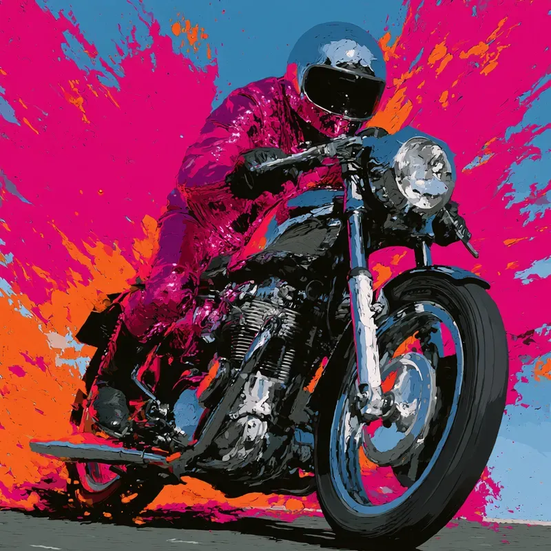 Editorial Chrome Pop Art