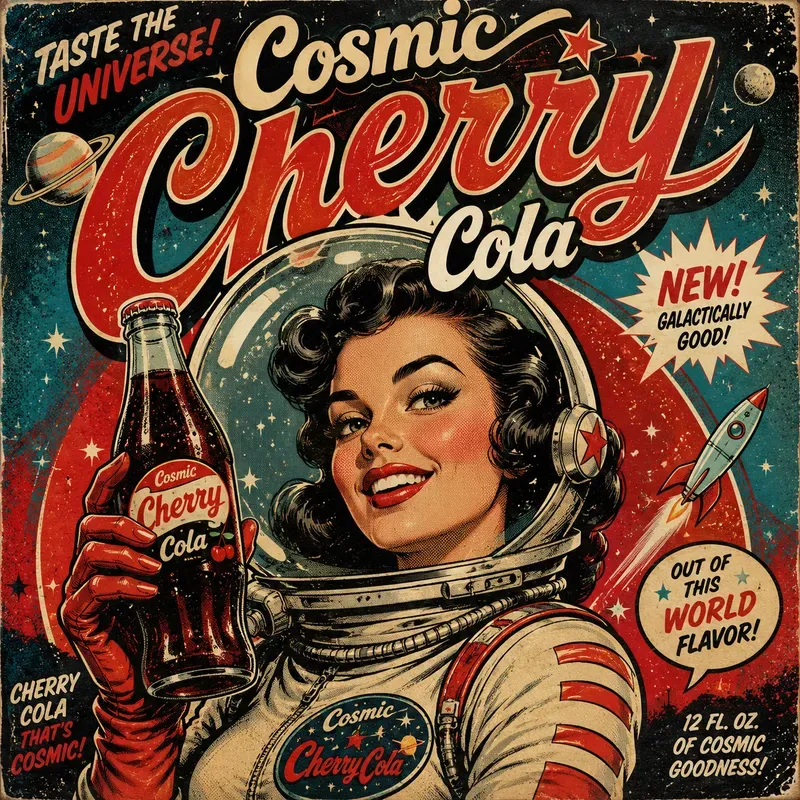 Retro Popart Soda Posters