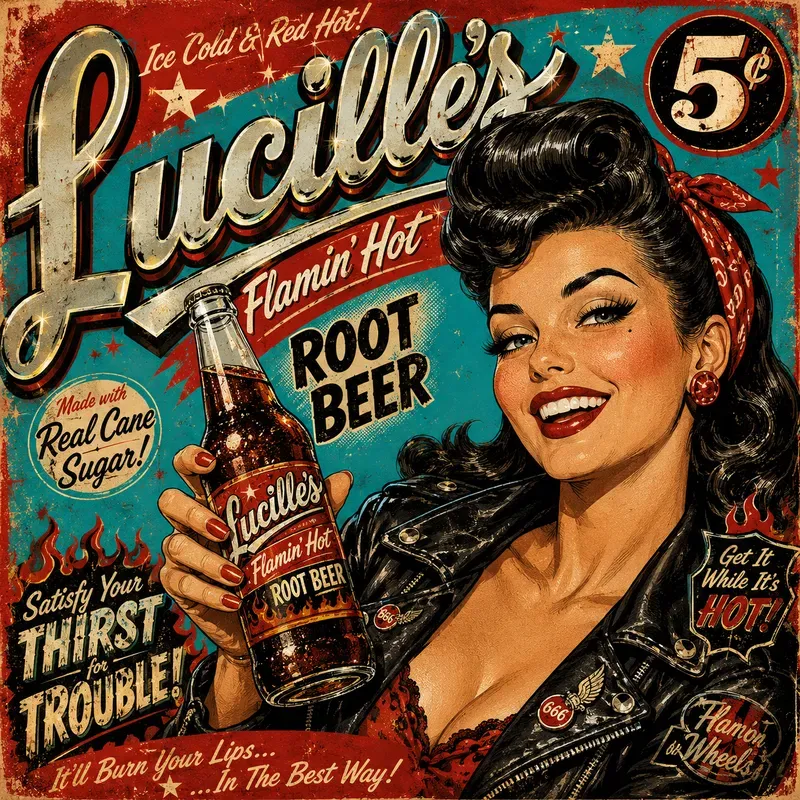 Retro Popart Soda Posters