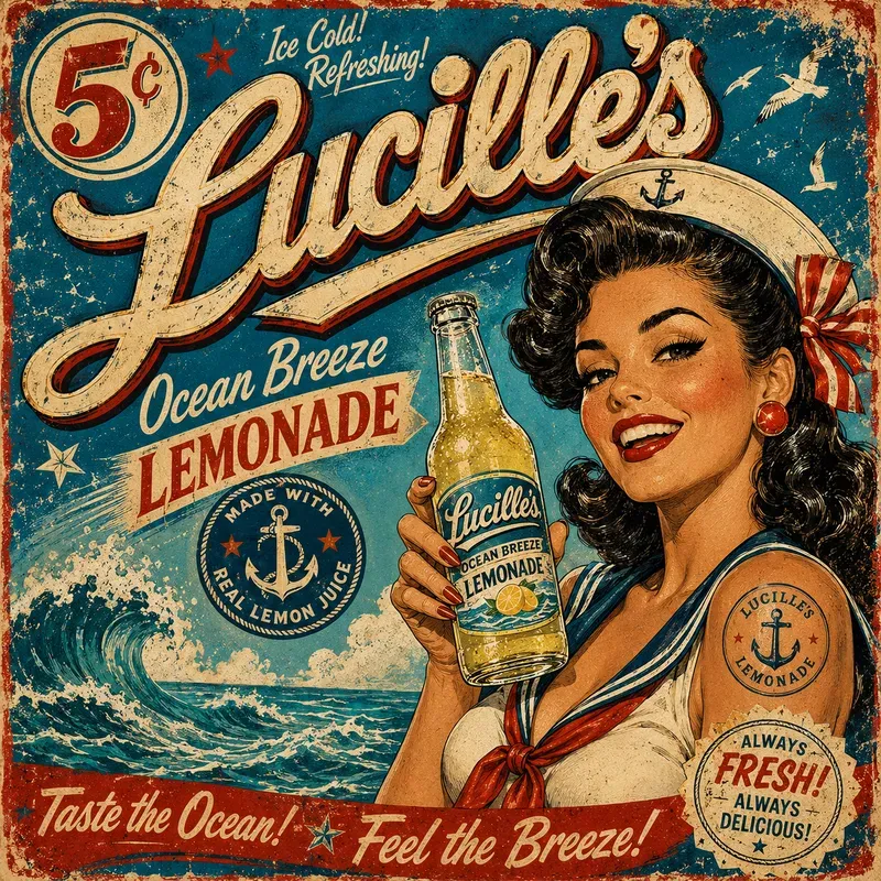 Retro Popart Soda Posters