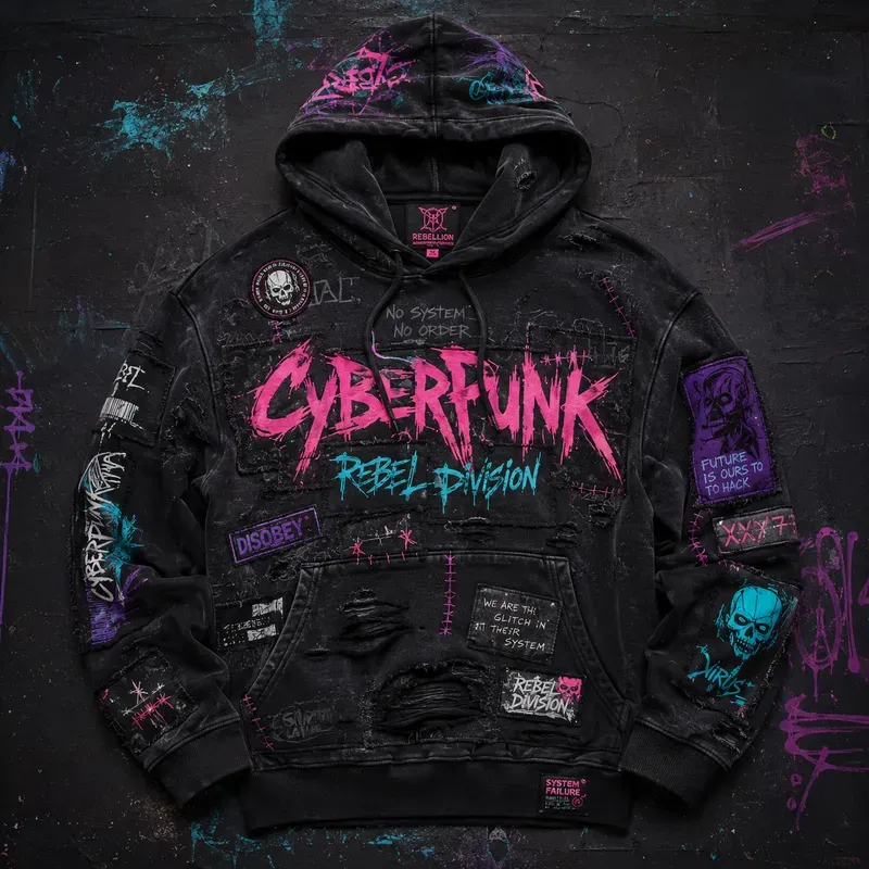 Urban Graffiti Streetwear Hoodie Packs
