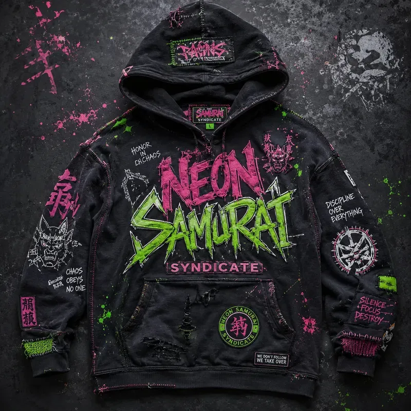 Urban Graffiti Streetwear Hoodie Packs