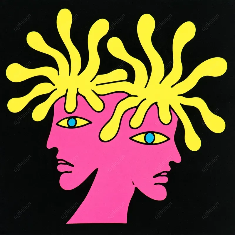 Electric Acid Pop Illustrations