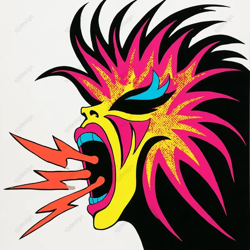 Electric Acid Pop Illustrations