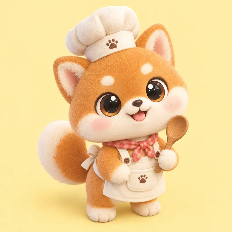 Cute 3D Isometric Chibi Characters