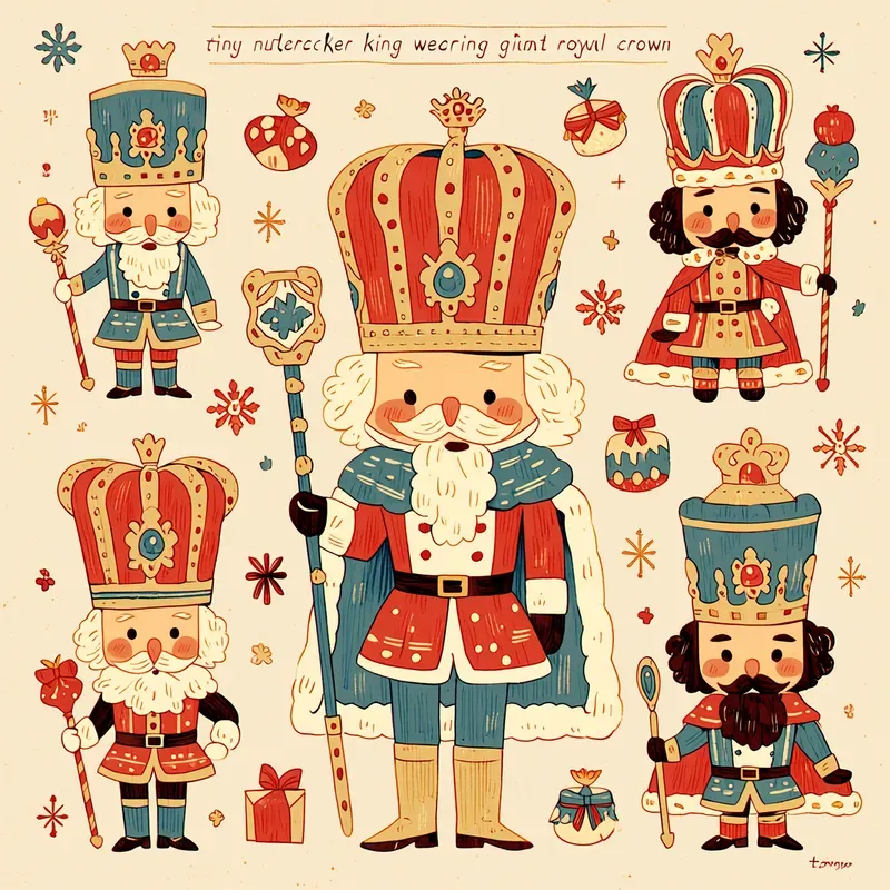 Cute Retro Christmas Stickers