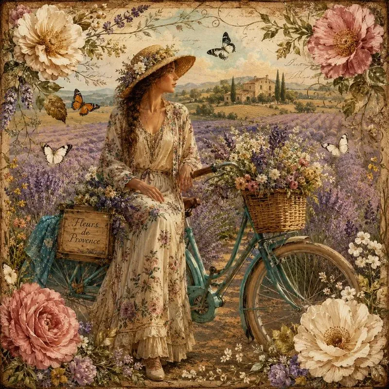 Boho Vintage Floral Prints
