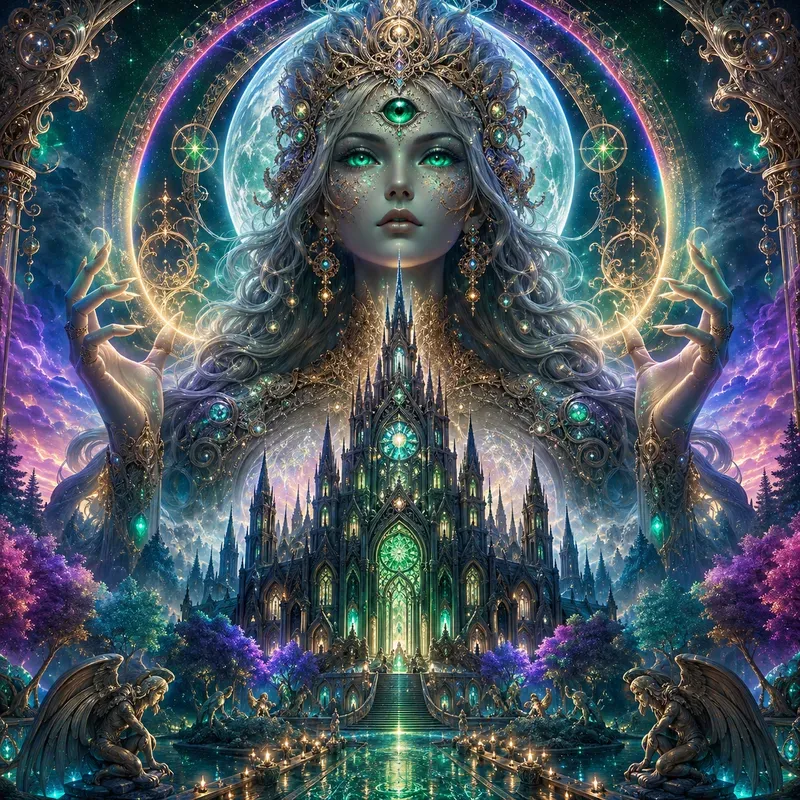 Celestial Third Eye Fantasy Posters