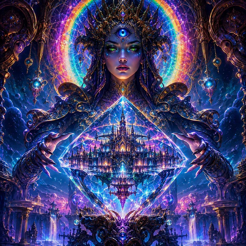 Celestial Third Eye Fantasy Posters