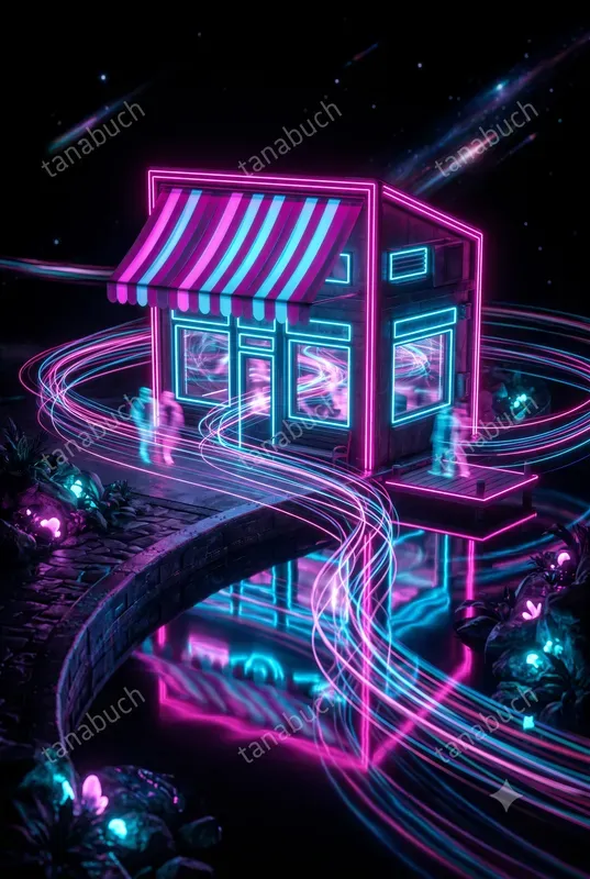 Neon Long Exposure 3Ds