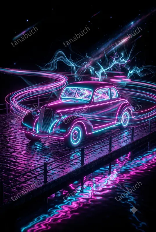Neon Long Exposure 3Ds