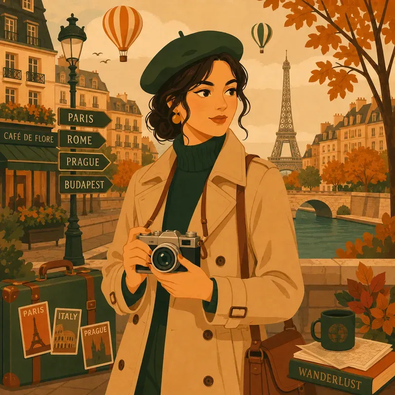 Aesthetic Autumn Boho Girl Story Icons