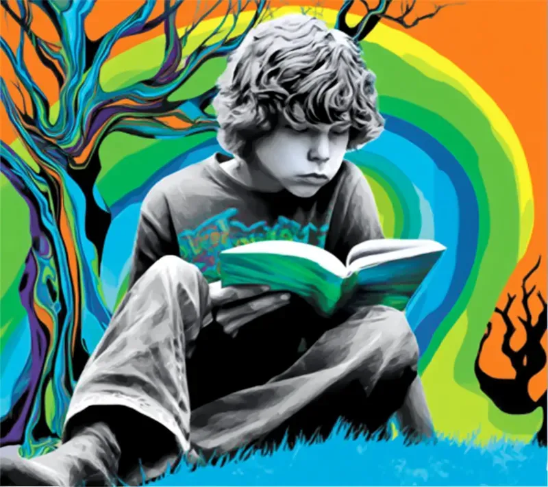 Psychedelic Storytime Art