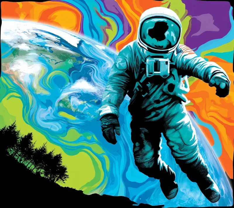 Psychedelic Storytime Art