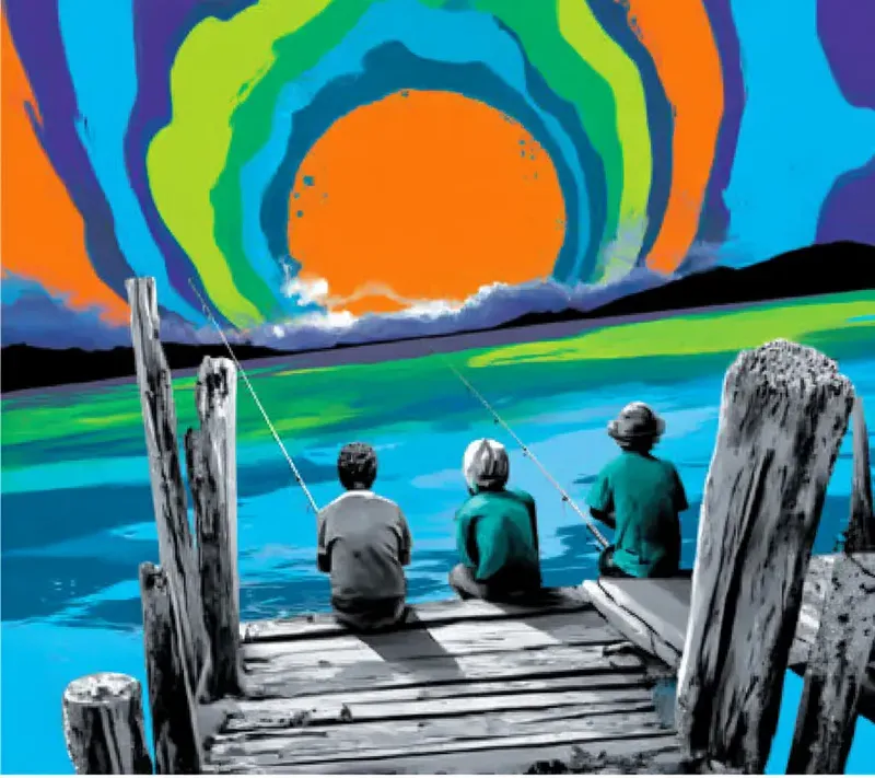 Psychedelic Storytime Art