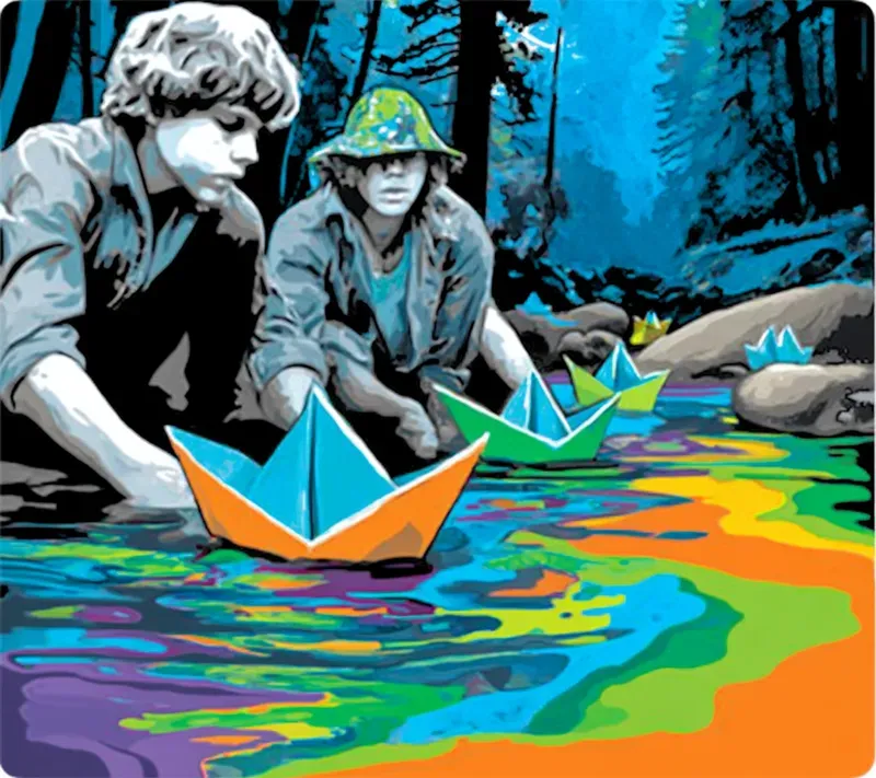 Psychedelic Storytime Art