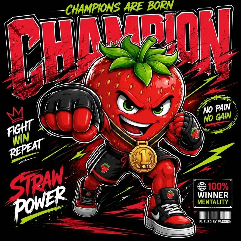 Fruit Fighter Mascot Poster Generator