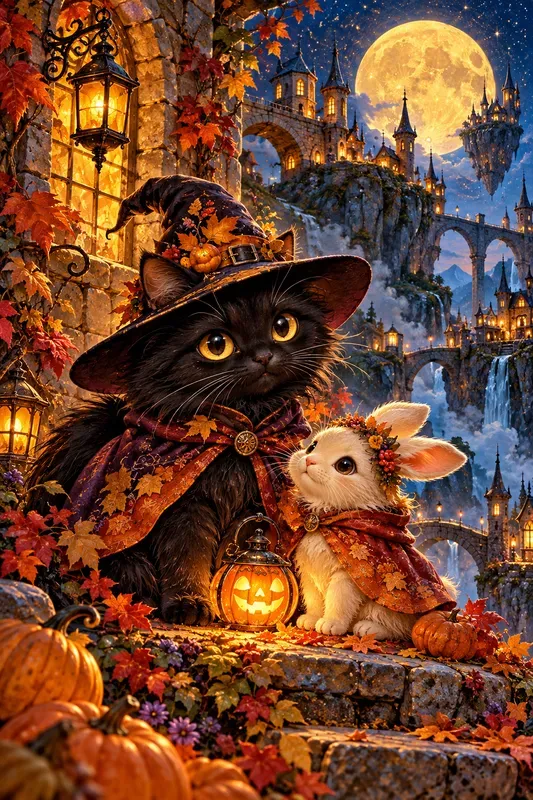 Whimsical Halloween Watercolors