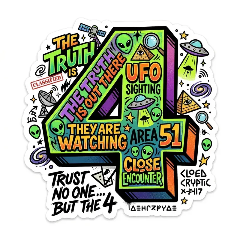 Retro Typography Sticker Packs