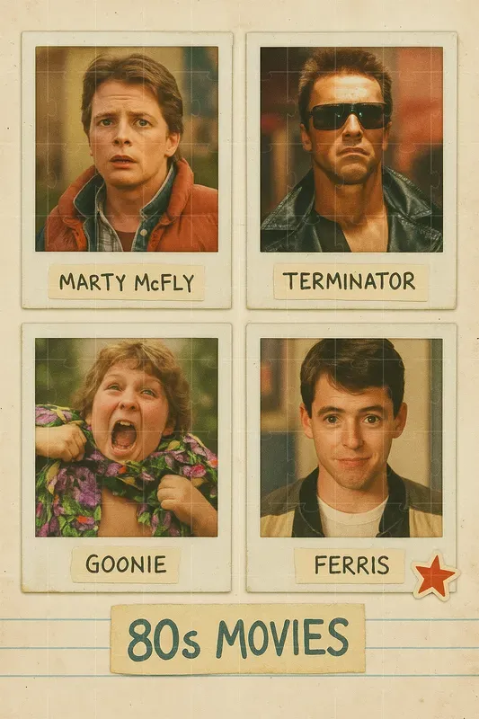 Retro Yearbook Portrait Grids