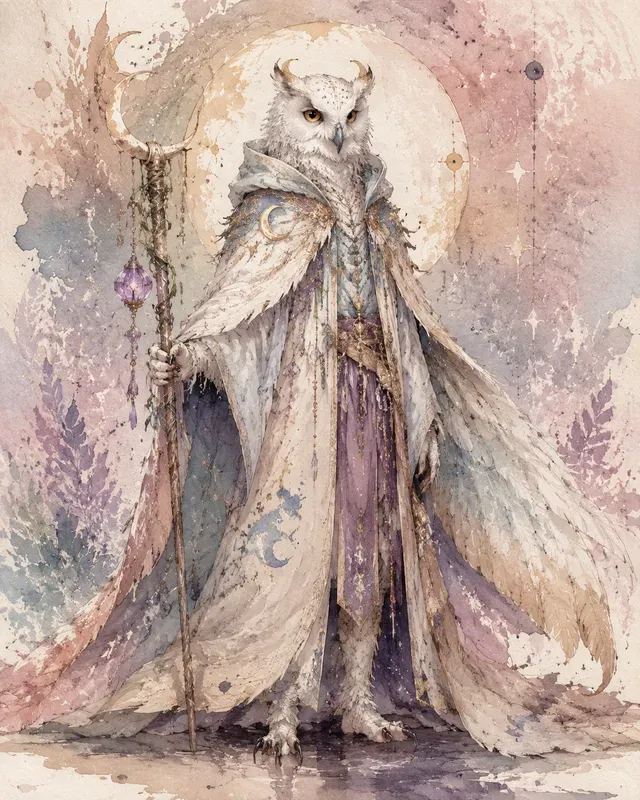 Dreamy Watercolor Humanoids