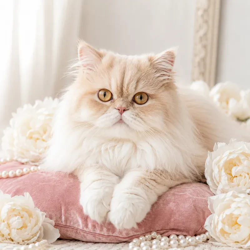 Bright Cute Studio Cat Photography