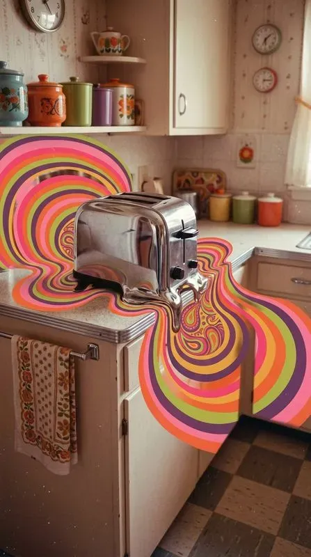 Psychedelic Midcentury Kitsch Melts
