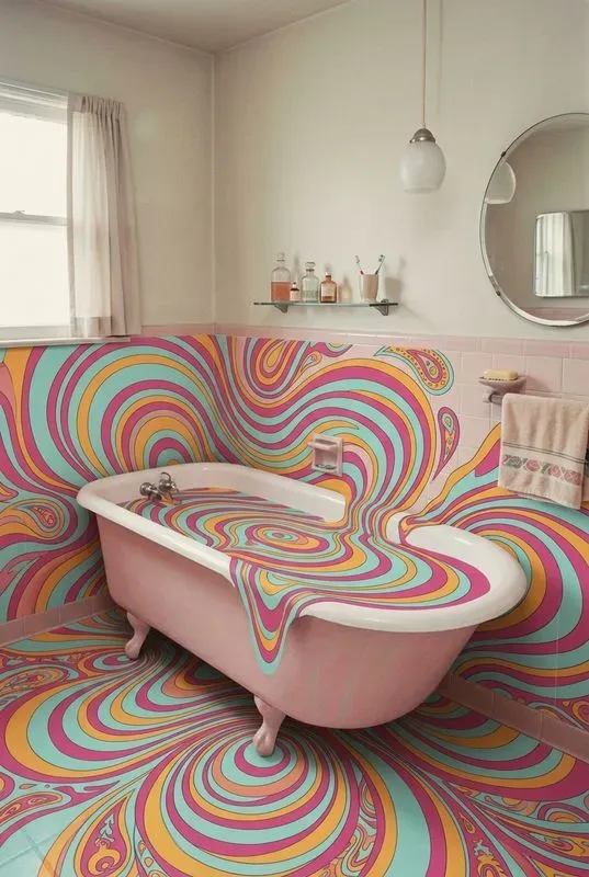 Psychedelic Midcentury Kitsch Melts
