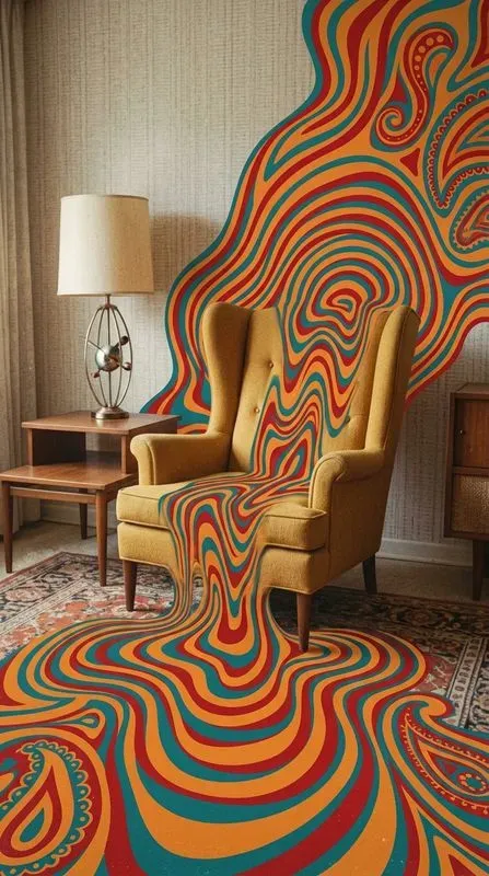 Psychedelic Midcentury Kitsch Melts