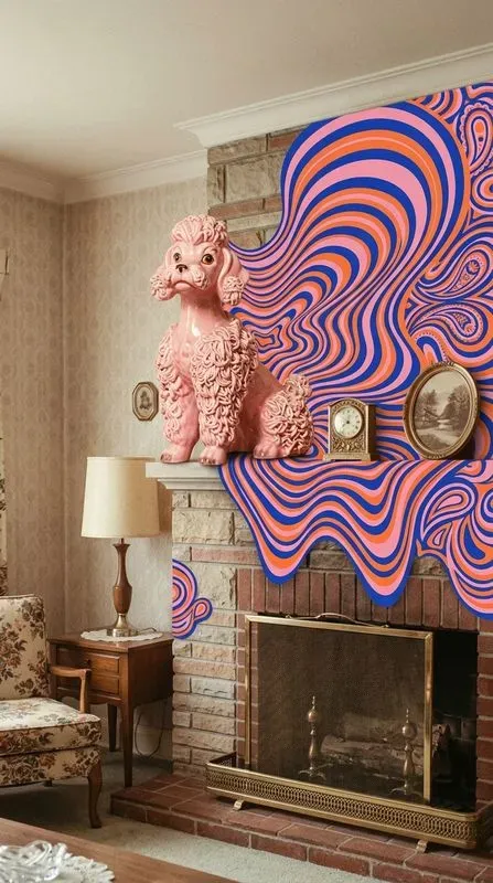 Psychedelic Midcentury Kitsch Melts