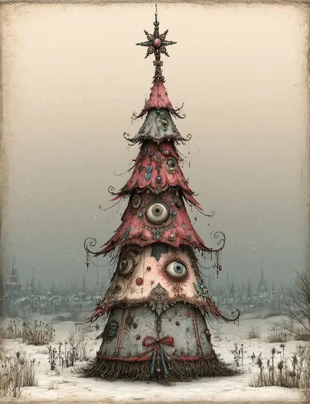 Muted Christmas Junk Journal Pages