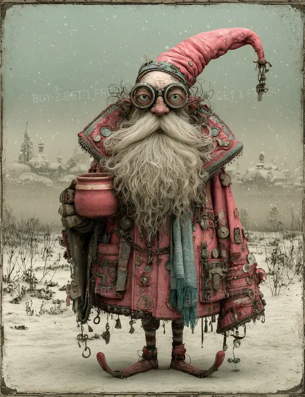 Muted Christmas Junk Journal Pages