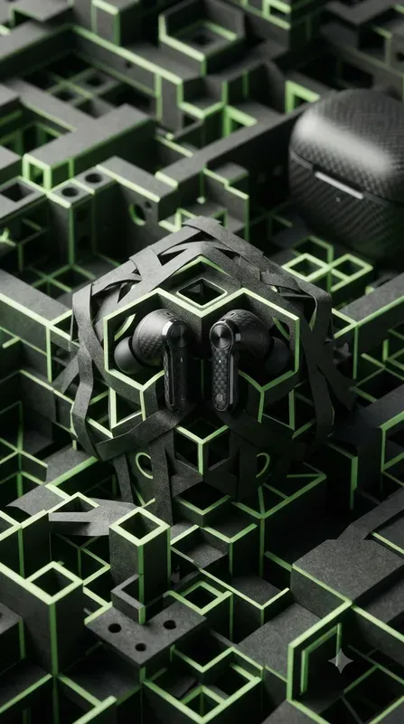 3D Interwoven Grid Papercraft Stages