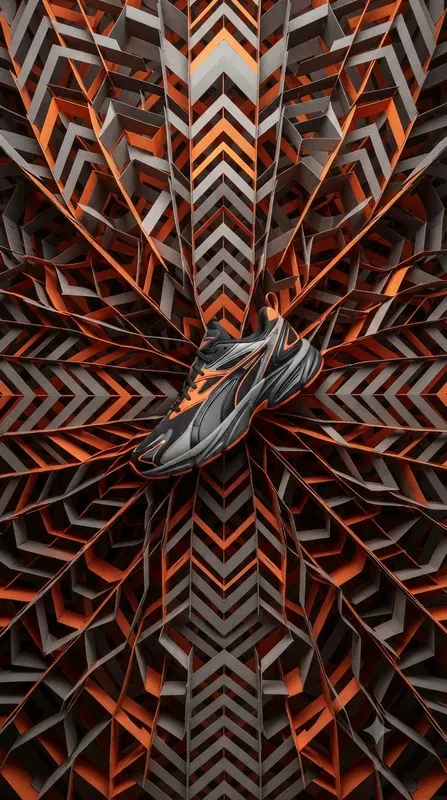 3D Interwoven Grid Papercraft Stages